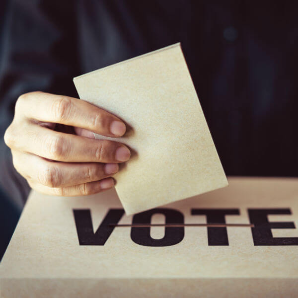 person voting
